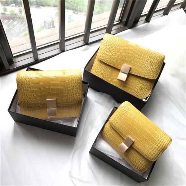 design purse new end quality beancurd bag crocodile box cowhide women's one shoulder slant span small square
design purse new end quality beancurd bag crocodile box cowhide women's one shoulder slant span small square