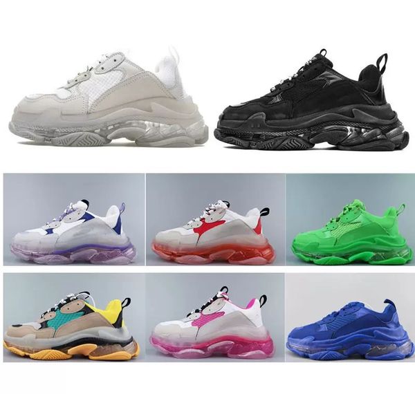 with original box''balencaigas''designer shoes mens casual shoes designer trainers triple s clear sole white b balencaig, Black
with original box''balencaigas''designer shoes mens casual shoes designer trainers triple s clear sole white b balencaig, Black