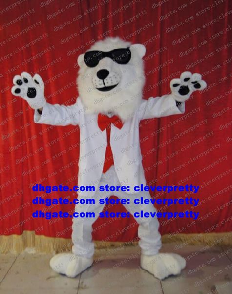 white lion mascot costume cartoon character outfit suit education exhibition new products launching zx2934, Red;yellow
white lion mascot costume cartoon character outfit suit education exhibition new products launching zx2934, Red;yellow