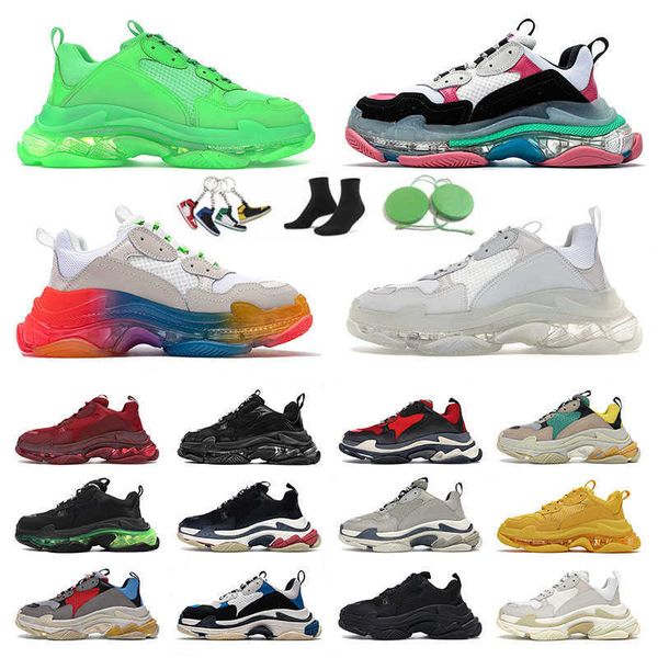 2021 bred patent luxurys designers triple s trainers casual daddy shoes paris 17 fw platform sneakers men women crystal bottom white black
2021 bred patent luxurys designers triple s trainers casual daddy shoes paris 17 fw platform sneakers men women crystal bottom white black