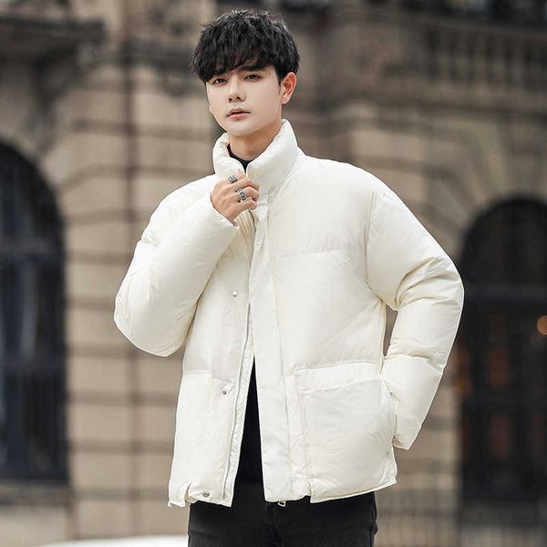 high end autumn and winter stand collar down jacket men's cold proof slim fashion thick, Black
high end autumn and winter stand collar down jacket men's cold proof slim fashion thick, Black
