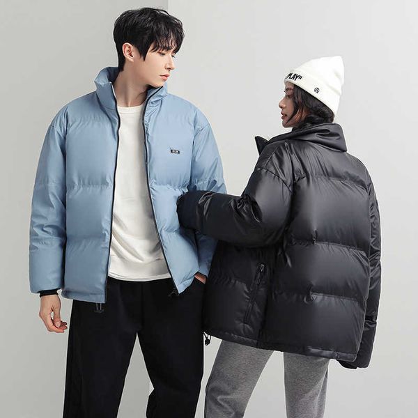 down jacket men's stand collar short 2022 winter bread men and women's thick coat trend, Black
down jacket men's stand collar short 2022 winter bread men and women's thick coat trend, Black