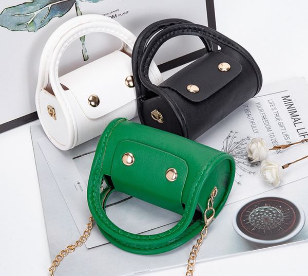 christmas children mini handbags girls pu leather one-shoulder cylinder bag kids metals chain messenger wallet a9325, Black
christmas children mini handbags girls pu leather one-shoulder cylinder bag kids metals chain messenger wallet a9325, Black