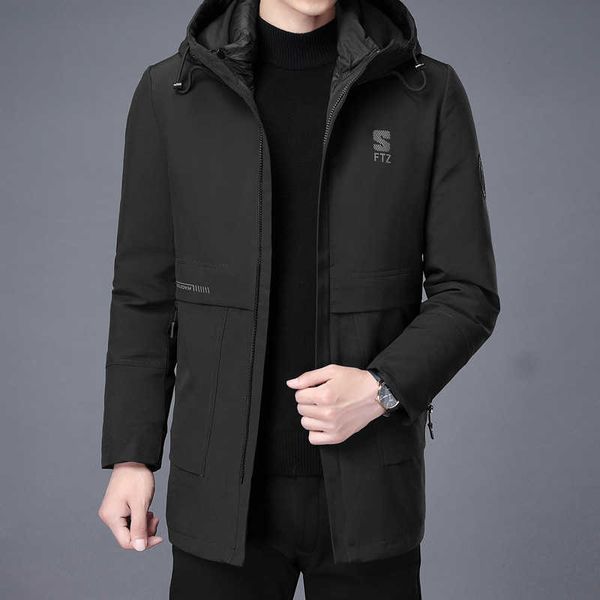winter new 2022 high-end down jacket for men's medium long fashionable cold proof coat thickened for men, Black
winter new 2022 high-end down jacket for men's medium long fashionable cold proof coat thickened for men, Black