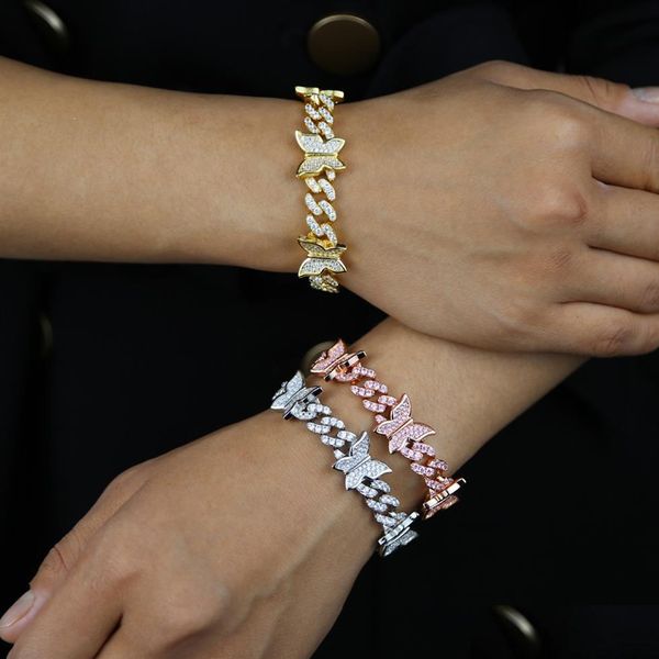 charm bracelets 2021 women hip hop butterfly charm cuban chain bracelet bangle with white pink 5a cz paved gold rose sier color for dhjn2, Golden;silver
charm bracelets 2021 women hip hop butterfly charm cuban chain bracelet bangle with white pink 5a cz paved gold rose sier color for dhjn2, Golden;silver