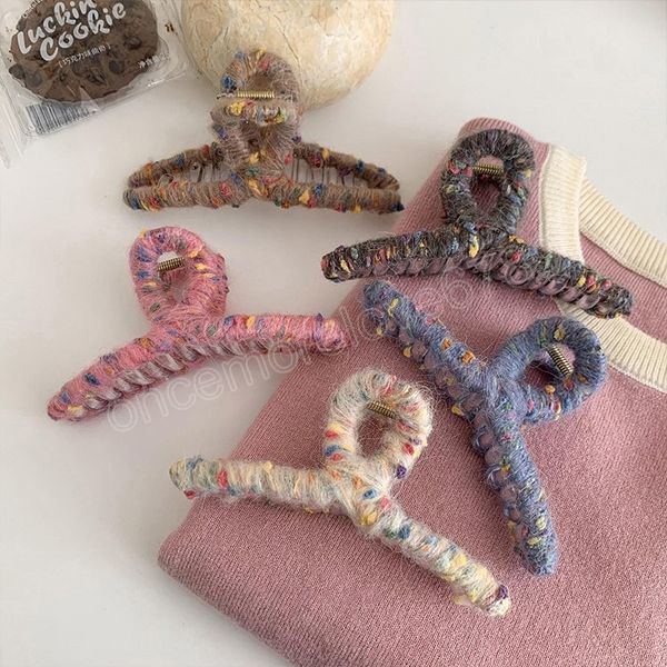 women plush hair claws clips female clamps soft girl hairgrips elegant headwear woman hair accessories ornament, Slivery;golden
women plush hair claws clips female clamps soft girl hairgrips elegant headwear woman hair accessories ornament, Slivery;golden