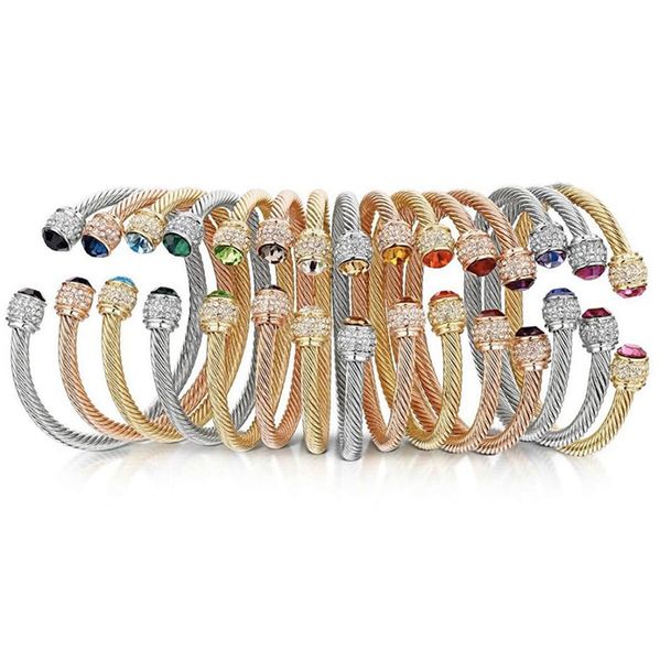thick chunky stainless steel bangles shinny cable wire twisted color zircon bithstone ball cuff gold plated jewelry non tarnish waterproof f, Black
thick chunky stainless steel bangles shinny cable wire twisted color zircon bithstone ball cuff gold plated jewelry non tarnish waterproof f, Black
