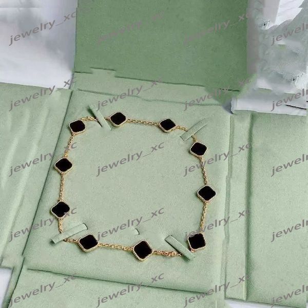 fashion necklace elegant ten clover classic necklaces gift for woman jewelry pendant highly quality 7 color, Silver
fashion necklace elegant ten clover classic necklaces gift for woman jewelry pendant highly quality 7 color, Silver