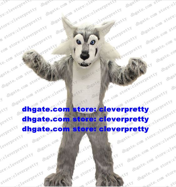 long fur grey wolf coyote mascot costume cartoon character outfit suit commercial strip drive club activities zx2894, Red;yellow
long fur grey wolf coyote mascot costume cartoon character outfit suit commercial strip drive club activities zx2894, Red;yellow