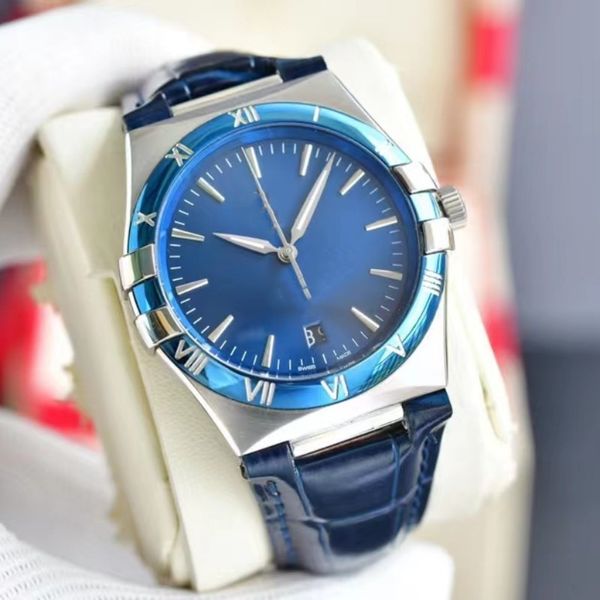 men's watch luxury 39mm automatic mechanical movement leather band sapphire water resistant sports fashion watch classic designer watch, Slivery;brown
men's watch luxury 39mm automatic mechanical movement leather band sapphire water resistant sports fashion watch classic designer watch, Slivery;brown