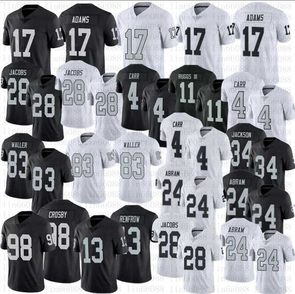 men 17 davante adams football jerseys 28 josh jacobs 34 bo jackson abram 4 derek carr 98 maxx crosby ruggs iii 83 darren waller renfrow, Black
men 17 davante adams football jerseys 28 josh jacobs 34 bo jackson abram 4 derek carr 98 maxx crosby ruggs iii 83 darren waller renfrow, Black