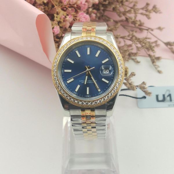 sell women mens watches automatic mechanical bezel stainless steel diamond lady watch waterproof luminous wristwatches montre de luxe gifts, Slivery;brown
sell women mens watches automatic mechanical bezel stainless steel diamond lady watch waterproof luminous wristwatches montre de luxe gifts, Slivery;brown