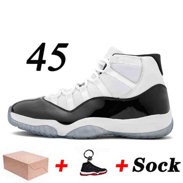021 new 25th anniversary jumpman 11 bred men women basketball shoes 11s cap and gown trainers sneakers 36-47, Black
021 new 25th anniversary jumpman 11 bred men women basketball shoes 11s cap and gown trainers sneakers 36-47, Black