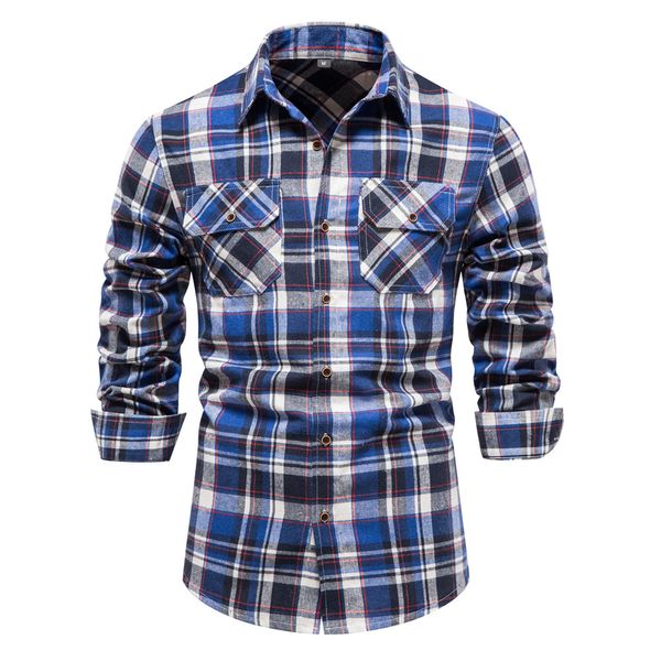 men's casual shirts fall pocket professional plaid shirt outfit long sleeve flannel shirt 2pcs/lot, White;black
men's casual shirts fall pocket professional plaid shirt outfit long sleeve flannel shirt 2pcs/lot, White;black