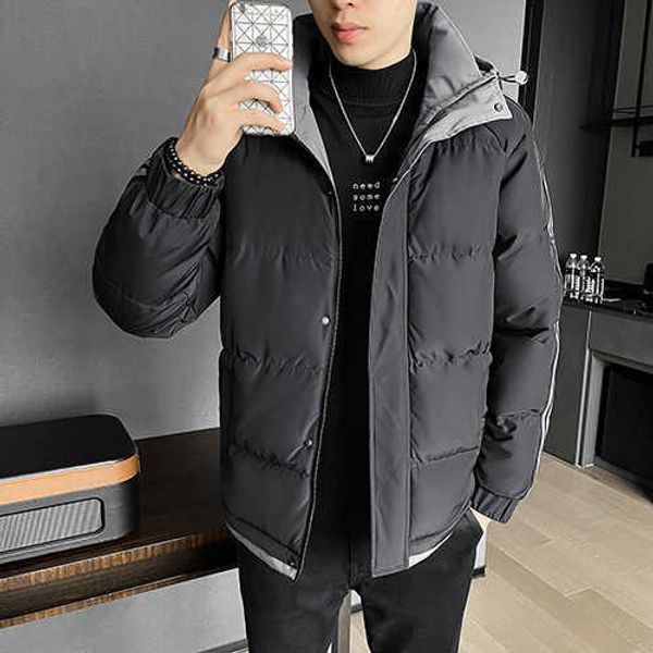 shirt men's short loose men winter large down fat people's cotton jacket fashion, Black
shirt men's short loose men winter large down fat people's cotton jacket fashion, Black