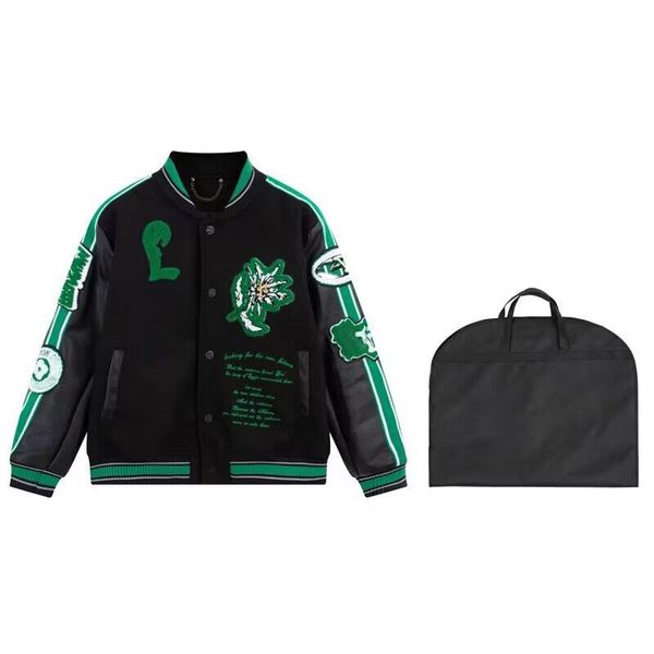 2022 autumn patchwork furry embroidery jacket men baseball varsity jackets men women bomber coat hip hop stadium award letterman, Black;brown
2022 autumn patchwork furry embroidery jacket men baseball varsity jackets men women bomber coat hip hop stadium award letterman, Black;brown