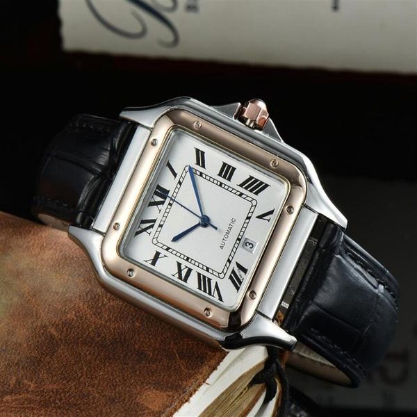 brand mens sports watches functional 40mm square designer leather automatic men's watches reloj de hombre orologio da uo2959, Slivery;brown
brand mens sports watches functional 40mm square designer leather automatic men's watches reloj de hombre orologio da uo2959, Slivery;brown