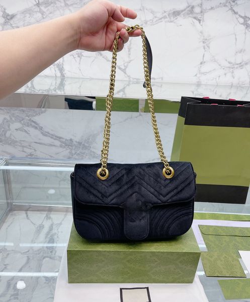 brand shoulder bag crossbody luxury handbag tote designer messenger bags 5a quality classic genuine leather 27cm gold chain velvet stripes h
brand shoulder bag crossbody luxury handbag tote designer messenger bags 5a quality classic genuine leather 27cm gold chain velvet stripes h