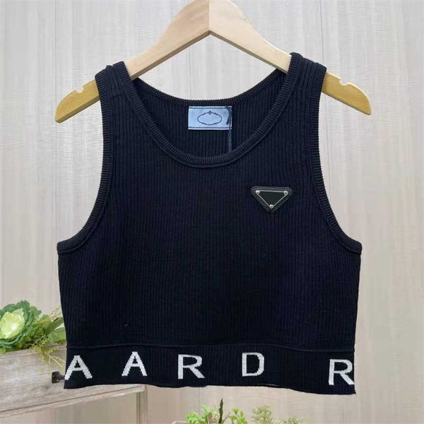 2022 women's tanks camis women designer tees wide shoulder vest sleeveless triangular badge t-shirt superior quality short sleeve, White
2022 women's tanks camis women designer tees wide shoulder vest sleeveless triangular badge t-shirt superior quality short sleeve, White