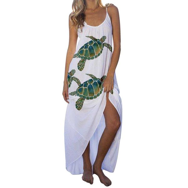 summer fashion new digital printing strap round neck long dress ocean animal theme dress, Black;gray
summer fashion new digital printing strap round neck long dress ocean animal theme dress, Black;gray