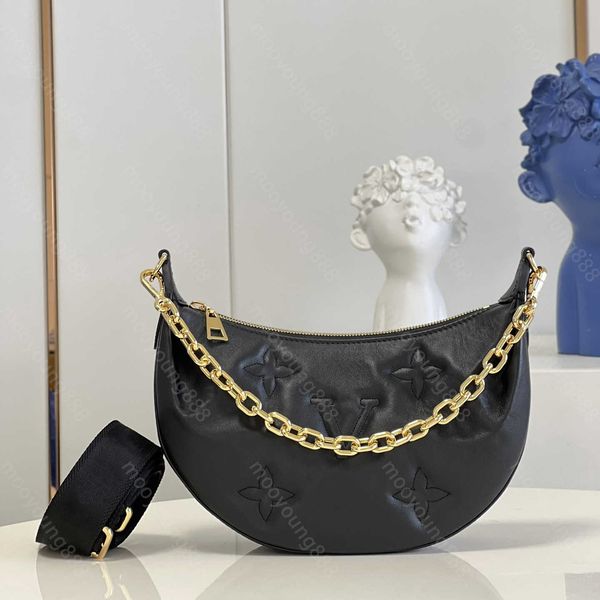 10a tier mirror quality luxuries designers half moon bag small real leather quilted purse over the moon women handbag black shoulder
10a tier mirror quality luxuries designers half moon bag small real leather quilted purse over the moon women handbag black shoulder