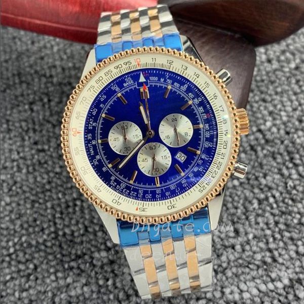 men's quartz battery watch rubber stainless steel classic strap watches 46mm z uminous sapphire waterproof montre de lux, Slivery;brown
men's quartz battery watch rubber stainless steel classic strap watches 46mm z uminous sapphire waterproof montre de lux, Slivery;brown