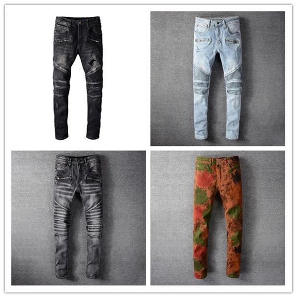 luxury designer mens jeans slim-leg denim fashion cowboy male skinny slim pencil pants classic hip hop pant s size 28-40304z, Blue
luxury designer mens jeans slim-leg denim fashion cowboy male skinny slim pencil pants classic hip hop pant s size 28-40304z, Blue