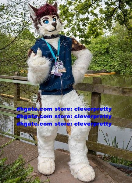 long fur furry mascot costume brown white wolf husky dog fox fursuit cartoon character farewell party group p zx2892, Red;yellow
long fur furry mascot costume brown white wolf husky dog fox fursuit cartoon character farewell party group p zx2892, Red;yellow