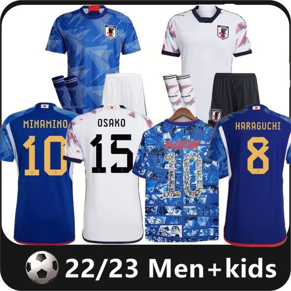 anime version 2022 2023 japan soccer jerseys captain tsubasa japanese special edition home blue cartoon atom kagawa okazaki 22 23 men kids, Black;yellow
anime version 2022 2023 japan soccer jerseys captain tsubasa japanese special edition home blue cartoon atom kagawa okazaki 22 23 men kids, Black;yellow