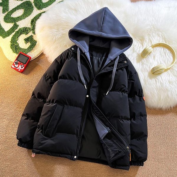 men's down winter parkas men cotton-padded jacket male loose hooded jackets outdoor thick warm padded snow coat oversized plug size 6xl, Black
men's down winter parkas men cotton-padded jacket male loose hooded jackets outdoor thick warm padded snow coat oversized plug size 6xl, Black