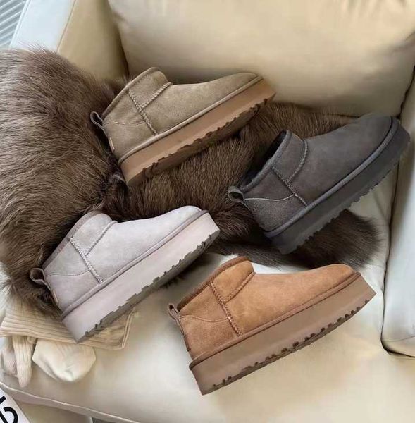 boots ultra mini platform designer woman winter ankle australia snow thick bottom real leather warm fluffy booties with fur sdfs, Black
boots ultra mini platform designer woman winter ankle australia snow thick bottom real leather warm fluffy booties with fur sdfs, Black