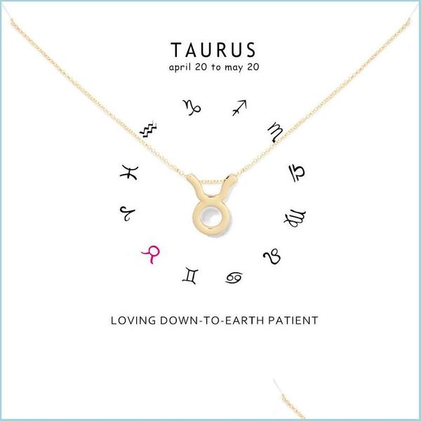 pendant necklaces taurus minimalist necklace for women zodiac chains gold sier color birthday gifts fashion girls jewelry drop deliv dhadw, Silver
pendant necklaces taurus minimalist necklace for women zodiac chains gold sier color birthday gifts fashion girls jewelry drop deliv dhadw, Silver