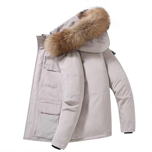 2022 white duck designer men women down jackets thickened warm outdoor sports outerwear parkas fashion casual hooded down jacket, Black 
2022 white duck designer men women down jackets thickened warm outdoor sports outerwear parkas fashion casual hooded down jacket, Black