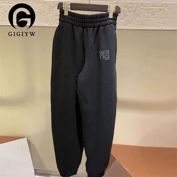womens pants capris gigiyw wang autumn and winter plush flocked letter legged female couple high waist leisure 221113, Black;white
womens pants capris gigiyw wang autumn and winter plush flocked letter legged female couple high waist leisure 221113, Black;white