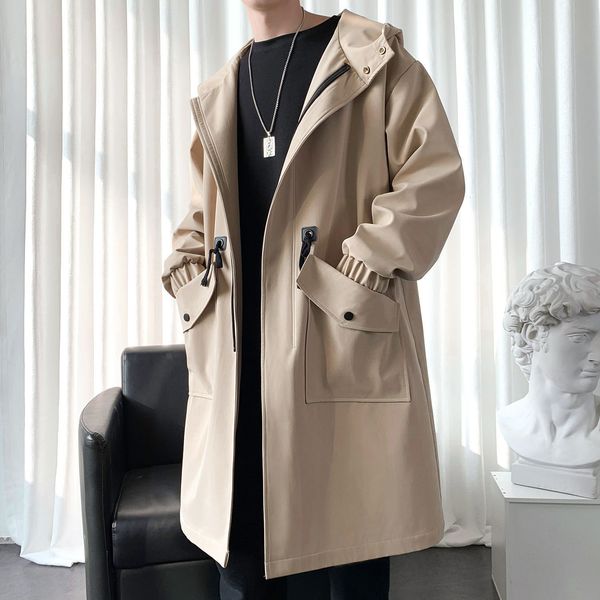 men's jackets black men's jackets overcoat spring windbreaker blazer streetwear business jacket men trench hooded coats male cloth, Black;brown
men's jackets black men's jackets overcoat spring windbreaker blazer streetwear business jacket men trench hooded coats male cloth, Black;brown