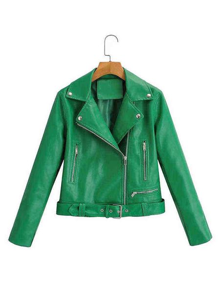 ailegogo new spring autumn women pu faux soft leather short jacket moto biker female slim fit zipper jacket with belt spout j220727, Black
ailegogo new spring autumn women pu faux soft leather short jacket moto biker female slim fit zipper jacket with belt spout j220727, Black