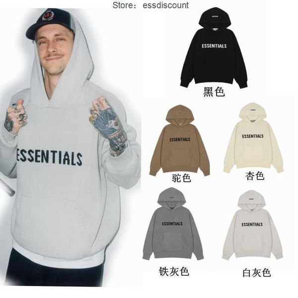 ess hoodies autumn and winter fashion brand essential men's knitted hoodie heavyweight design high street hip-hop trend warm thick swea, Black;brown
ess hoodies autumn and winter fashion brand essential men's knitted hoodie heavyweight design high street hip-hop trend warm thick swea, Black;brown