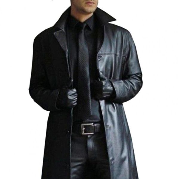 men's jackets autumn winter jacket men overcoat solid color singlebreasted long sleeve windbreaker punk jacket coat work faux leather t, Black;brown
men's jackets autumn winter jacket men overcoat solid color singlebreasted long sleeve windbreaker punk jacket coat work faux leather t, Black;brown