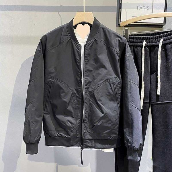 spring cool versatile baseball jersey men's jacket korean fashion spring and autumn short high end men's work jacket, Black;brown
spring cool versatile baseball jersey men's jacket korean fashion spring and autumn short high end men's work jacket, Black;brown