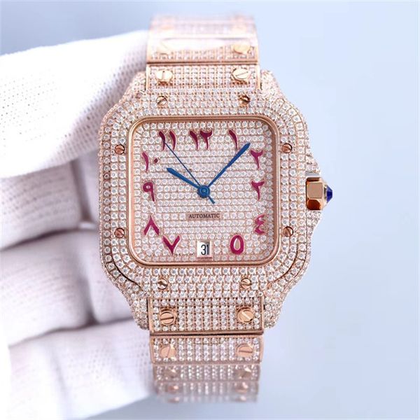 montre de luxe diamond watch men watches automatic machine movement super luminous sapphire scratch resistant glass waterproof 100m mosan mo, Slivery;brown
montre de luxe diamond watch men watches automatic machine movement super luminous sapphire scratch resistant glass waterproof 100m mosan mo, Slivery;brown