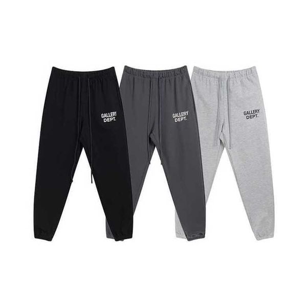 pants fashion galleryes designer casual dept gary basic letter printed drawstring men's women's pure cotton terry, Black
pants fashion galleryes designer casual dept gary basic letter printed drawstring men's women's pure cotton terry, Black