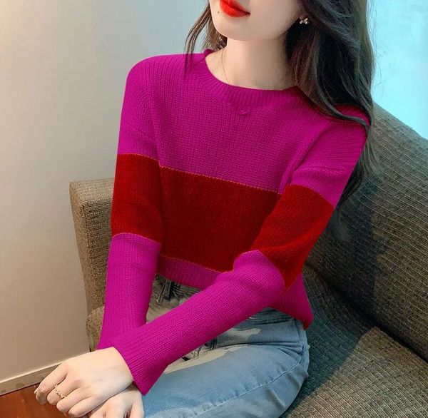 women sweaters causal loose knitted pullovers irregular stripe female jumper oversized sweater for, White;black
women sweaters causal loose knitted pullovers irregular stripe female jumper oversized sweater for, White;black