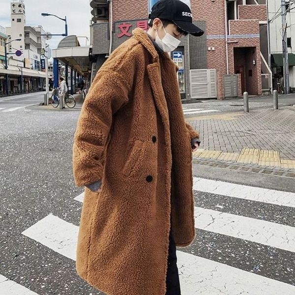 men's wool blends men's thickened coat men's winter warm lamb wool to keep warm coats long jacket for men mens coats 221014, Black
men's wool blends men's thickened coat men's winter warm lamb wool to keep warm coats long jacket for men mens coats 221014, Black