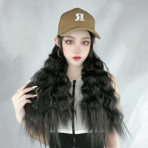 women's hair wigs lace synthetic children's korean spring and autumn water ripple simulation head set wig cap integrated long hair, Black
women's hair wigs lace synthetic children's korean spring and autumn water ripple simulation head set wig cap integrated long hair, Black