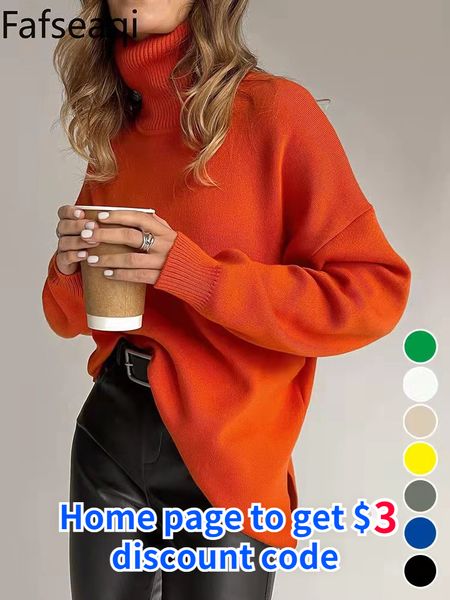 women's sweaters black oversize turtleneck sweater basic winter thick warm knitted pullovers side slit ladies baggy jumper 221111, White;black
women's sweaters black oversize turtleneck sweater basic winter thick warm knitted pullovers side slit ladies baggy jumper 221111, White;black
