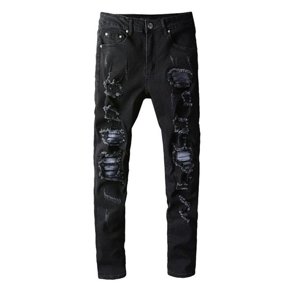 20ss mens designer jeans distressed ripped biker slim fit motorcycle denim for men s fashion jean mans pants pour homm2729, Blue
20ss mens designer jeans distressed ripped biker slim fit motorcycle denim for men s fashion jean mans pants pour homm2729, Blue