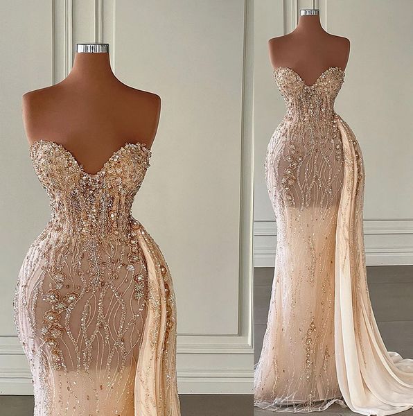 2023 designer blush pink mermaid evening dresses sweetheart neckline luxury crystals beaded tulle ruffles plus size pleats prom gown formal, Black;red
2023 designer blush pink mermaid evening dresses sweetheart neckline luxury crystals beaded tulle ruffles plus size pleats prom gown formal, Black;red