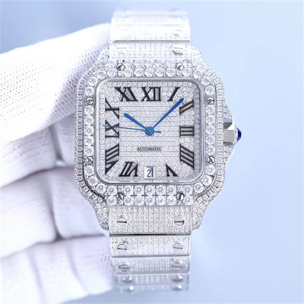 montre de luxe diamond watch men watches automatic machine movement super luminous sapphire scratch resistant glass waterproof 100m mosan mo, Slivery;brown
montre de luxe diamond watch men watches automatic machine movement super luminous sapphire scratch resistant glass waterproof 100m mosan mo, Slivery;brown
