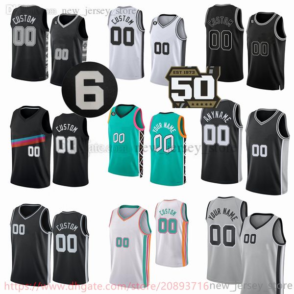 50th anniversary 22-23 new printed basketball jerseys custom 35 romeo langford 3 keldon johnson 33 tre jones 31 keita bates-diop 28 charles, Black;red
50th anniversary 22-23 new printed basketball jerseys custom 35 romeo langford 3 keldon johnson 33 tre jones 31 keita bates-diop 28 charles, Black;red