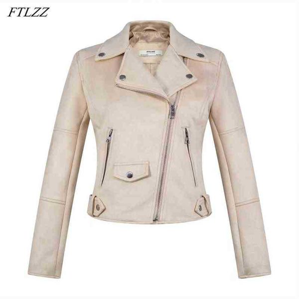 ftlzz spring autumn faux suede leather short jacket women zipper moto bike pu leather jacket lapel high street outfit chic female j220727, Black
ftlzz spring autumn faux suede leather short jacket women zipper moto bike pu leather jacket lapel high street outfit chic female j220727, Black